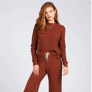 Mate the label thermal set in Tobacco (S)